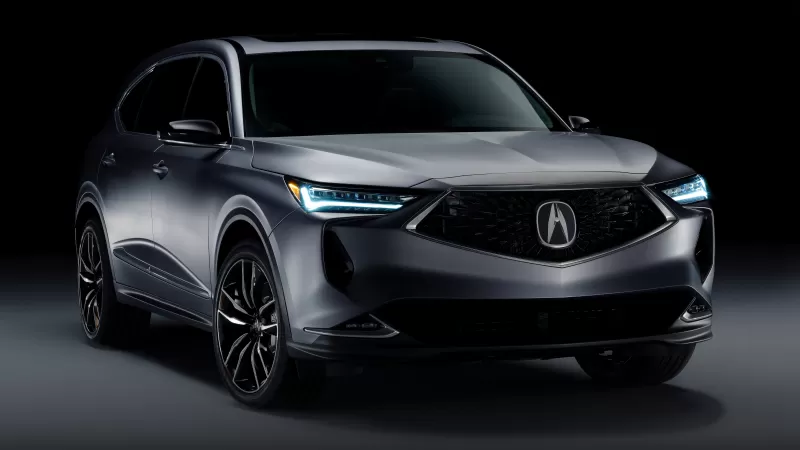 Acura MDX Prototype, 2020, Black background, 5K, 8K wallpaper