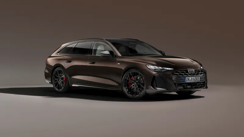 Audi A6 Avant wallpaper, Brown estate, Studio, 2025, 8K
