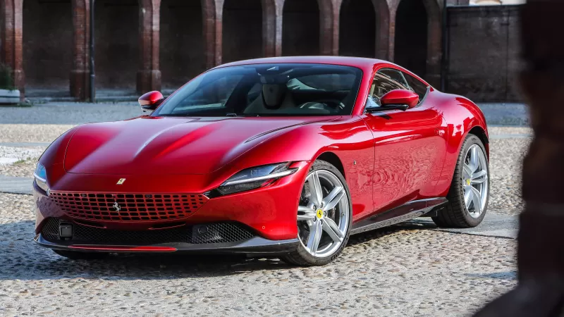 Ferrari Roma, Sports cars, 2021, 5K