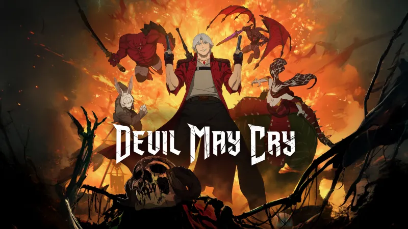 Devil May Cry, Netflix anime, Dante, Demons, 5K wallpaper