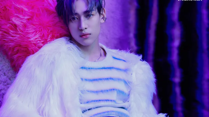 BamBam, Neon Wallpaper, 5K Wallpaper