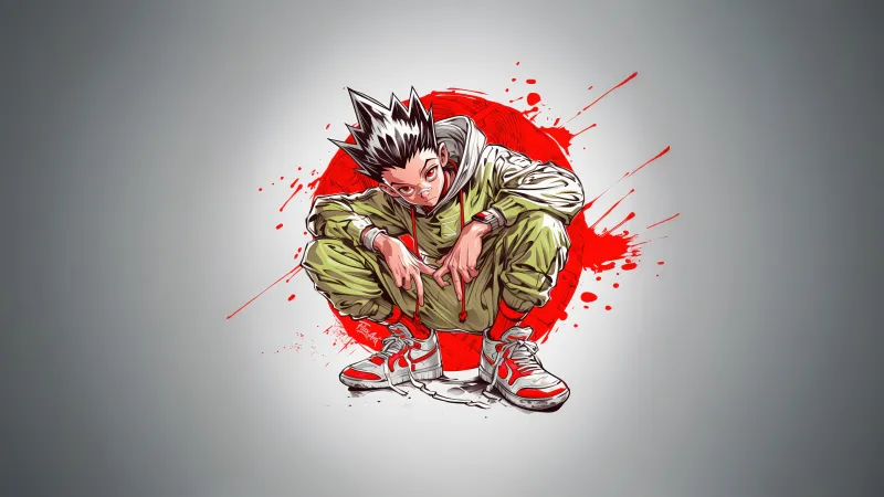 Gon Freecss AI art, Hunter x Hunter