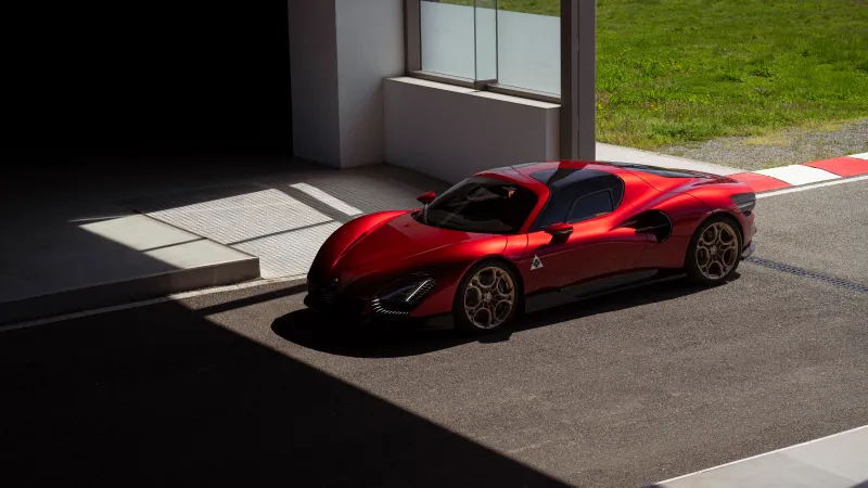 Alfa Romeo 33 Stradale, 5K background