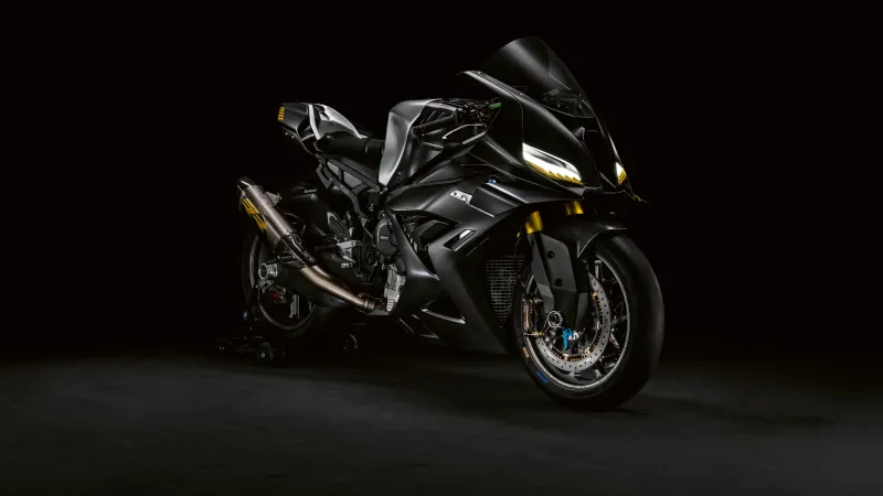 BMW Concept RR, Carbon superbike, Dark aesthetic, 2026, 8K wallpaper
