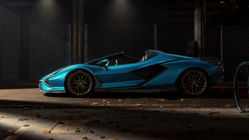 Aesthetic Lamborghini Sián Roadster
