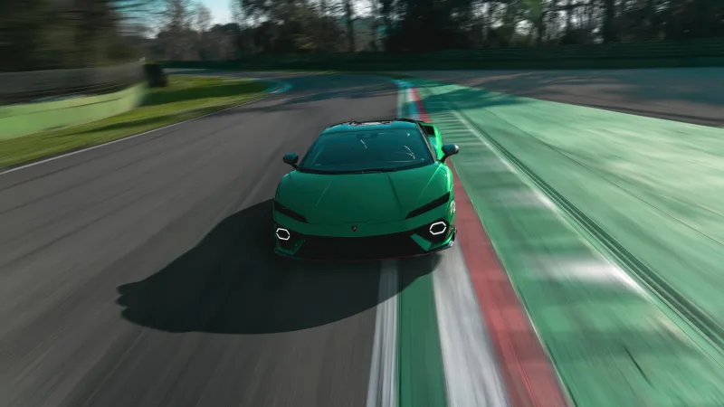Lamborghini Temerario Race track, 5K background