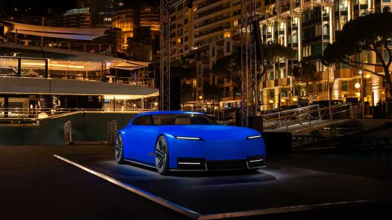 Jaguar Type 00 Monaco, French Ultramarine, 8K wallpaper