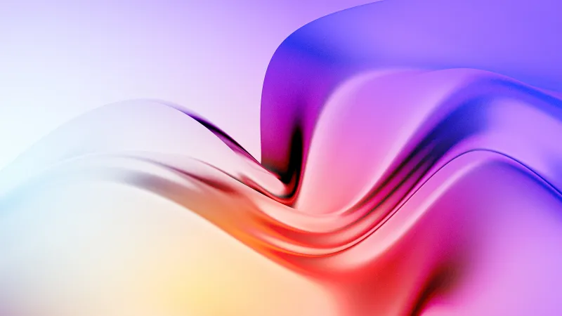 Pastel fluid wave wallpaper, Purple and pink gradient, Liquid art