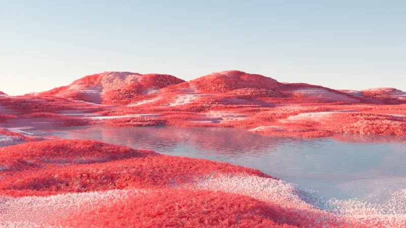 Landscape, Infrared vision, 5K