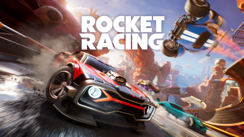 Rocket Racing wallpaper, Fortnite, Racing car, Key art