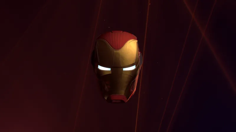 Iron Man Helmet, Tony Stark, 5K wallpaper