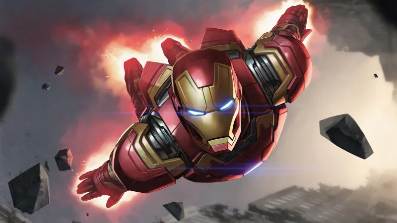 Iron Man Artwork, 5K wallpaper