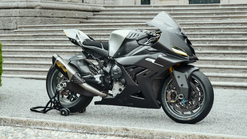 BMW Motorrad Concept RR wallpaper, Vertical, Grand staircase, Lake Como, 2026