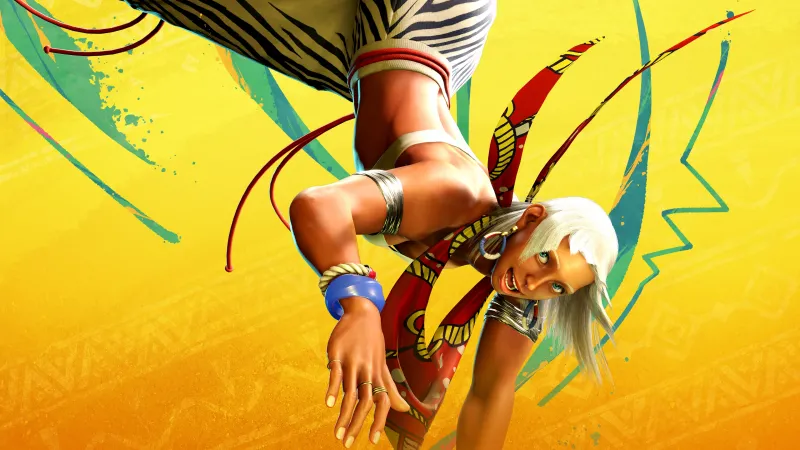 Elena Street Fighter 6, Yellow background 4K