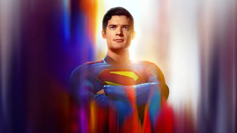 David Corenswet Superman Wallpaper, 8K Resolution, 2025 Movies, DC Comics