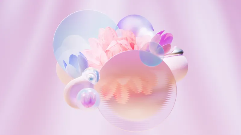 Pastel Wallpaper, Floral Designs