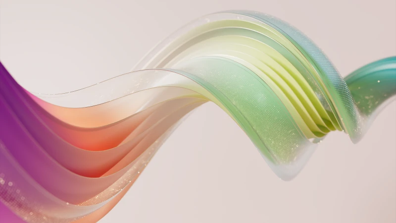 Abstract Wallpaper, Fluid Gradient, Pastel Colors, Glitter