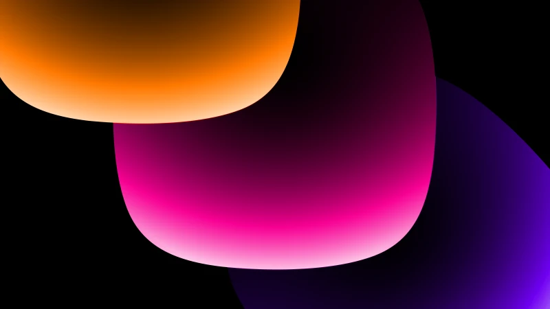 Gradient shapes, 8K wallpaper