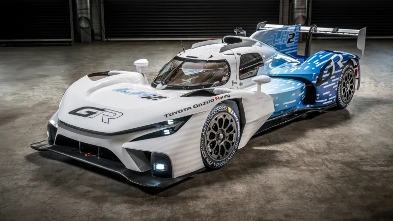 Toyota GR LH2 Racing Concept, Hydrogen Le Mans prototype, Gazoo Racing, 8K wallpaper