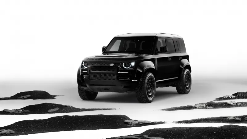 Land Rover Defender OCTA Black Edition, 2025, 8K wallpaper