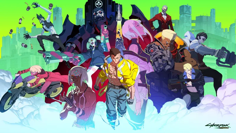 Cyberpunk: Edgerunners Poster, Netflix series, David Martinez, Animated series