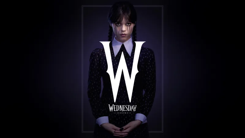Wednesday Addams Season 2 2025, Jenna Ortega as Wednesday Addams