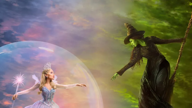 Wicked: For Good 2025, 5K wallpaper, Ariana Grande, Cynthia Erivo
