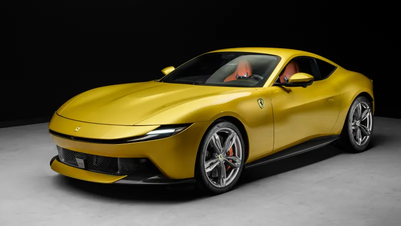 Ferrari Amalfi, 8K background