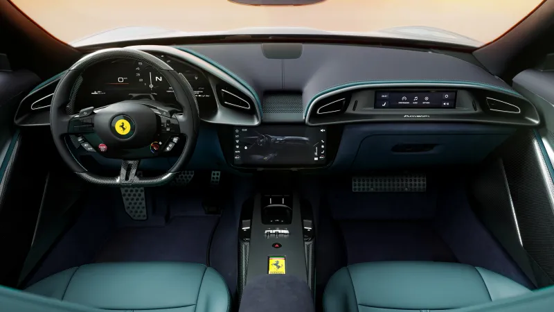 Ferrari Amalfi, Ferrari car interior, Luxury car wallpaper, Modern design