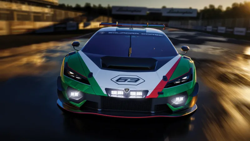 Lamborghini Temerario GT3 Race track