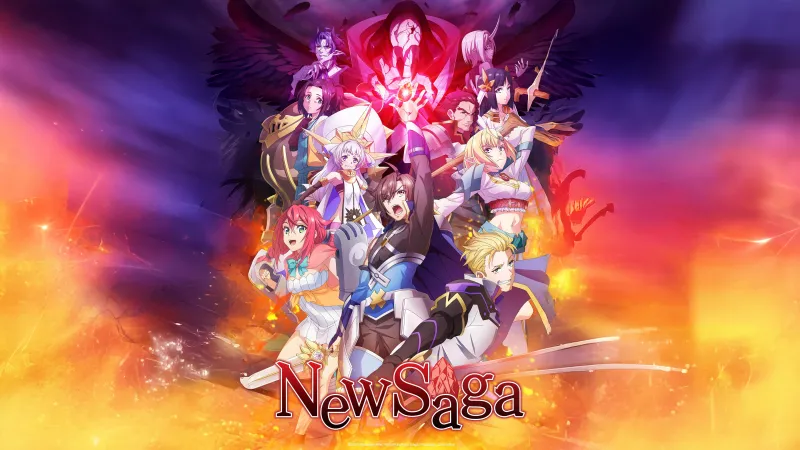 New Saga, Anime series, Anime poster, Colorful wallpaper, 5K wallpaper