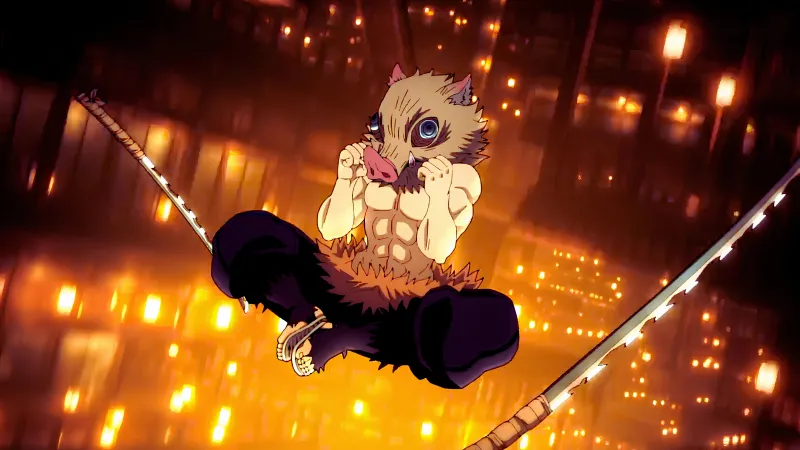 Inosuke Hashibira 5K wallpaper