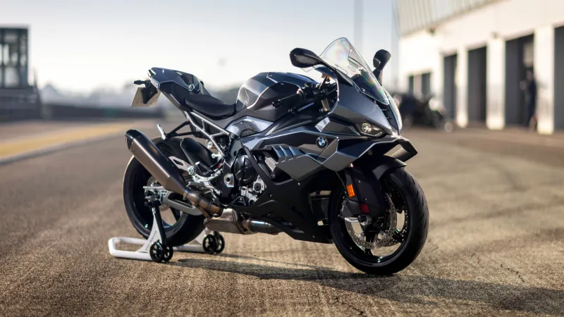 BMW S 1000 RR Sport wallpaper, Superbike, Race track, Paddock stand, 2025