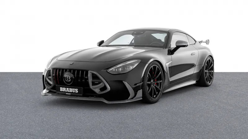 Brabus 1000 wallpaper, Mercedes-AMG GT 63 S E Performance, Black coupe, 8K