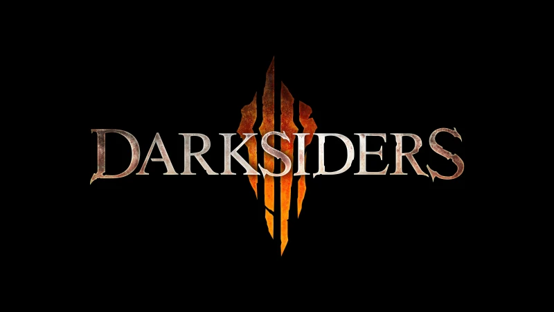 Darksiders 4 wallpaper, Logo, Black background, Teaser