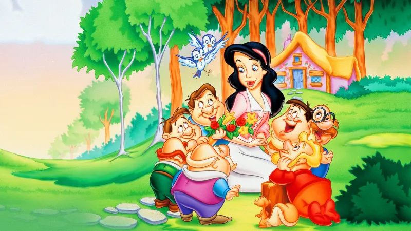 Snow White and the Seven Dwarfs wallpaper