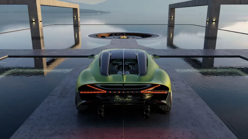 Bugatti Brouillard, Rear View