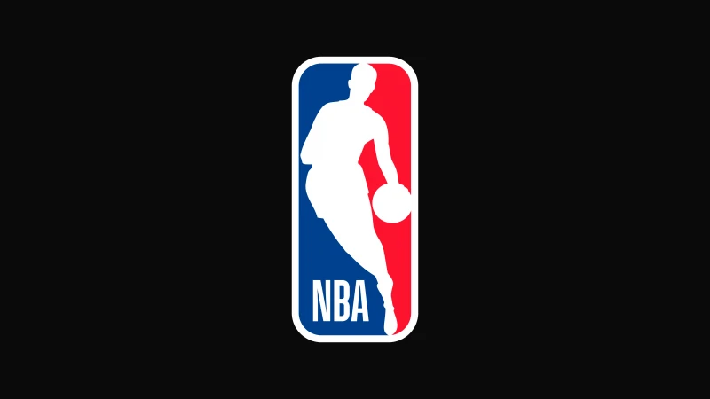 NBA logo, Basketball wallpaper, Sports brand, Black background