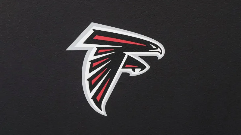 Atlanta Falcons, Dark background 5K
