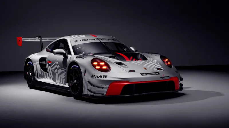 Porsche 911 GT3 R 2025, 5K wallpaper