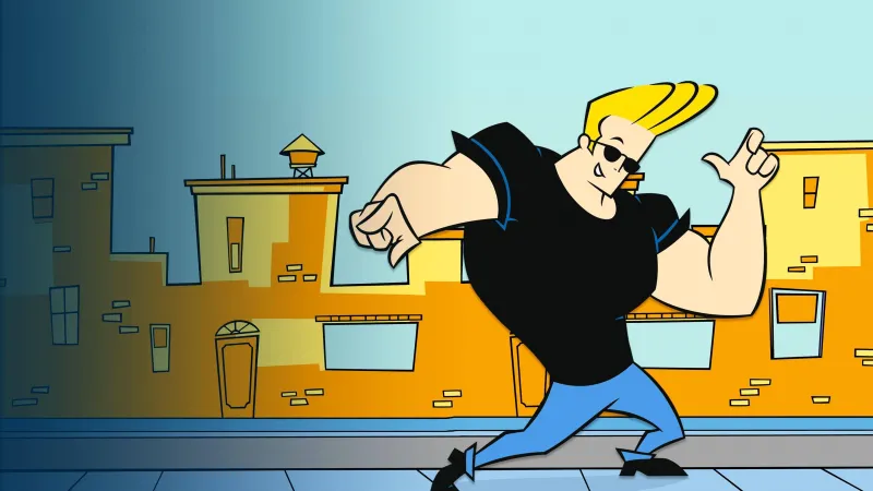 Johnny Bravo, Cartoon wallpaper 4K