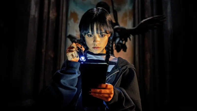 Jenna Ortega as Wednesday Addams, Season 2