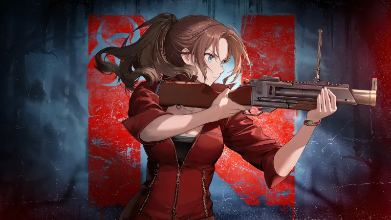 Goddess of Victory: Nikke, Claire Redfield, Resident Evil, 5K wallpaper