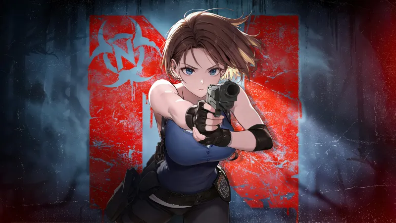Goddess of Victory: Nikke, Jill Valentine, Resident Evil, 5K wallpaper