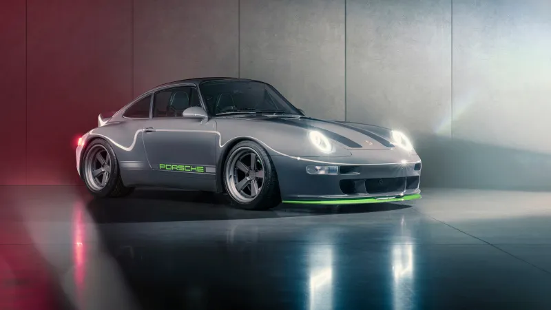 Porsche 911 Gunther Werks 400R Coupe Infinity Grey, 8K wallpaper
