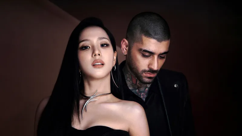 Jisoo x Zayn Malik Eyes Closed, 5K wallpaper