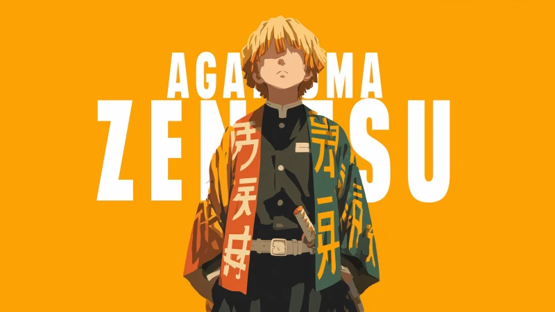 Zenitsu Agatsuma Minimal art