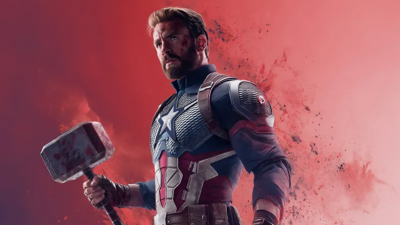 Chris Evans as Captain America, Avengers: Endgame