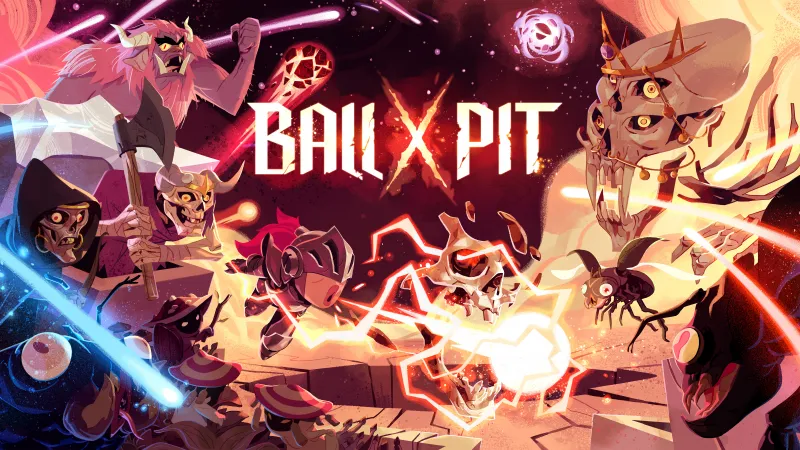 BALL x PIT wallpaper, Key art, Roguelike, Colorful