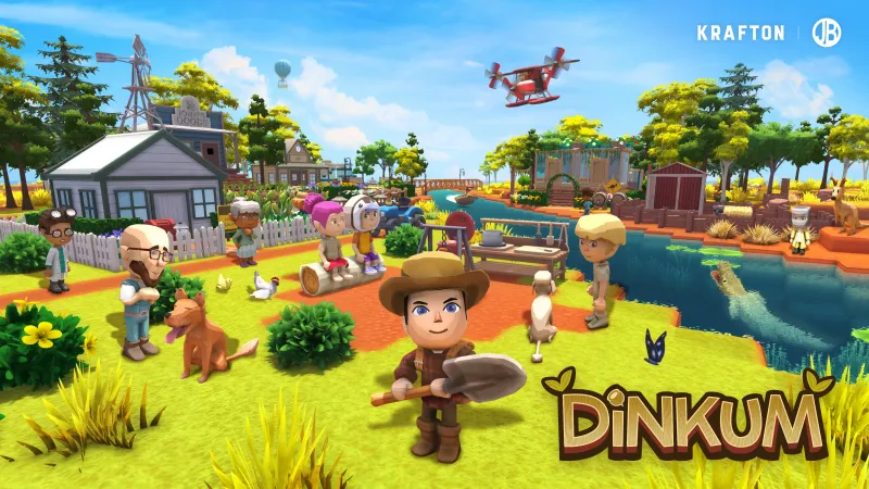 Dinkum, Australian village, Farming game, Colorful, 4K wallpaper
